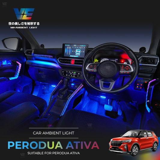 VE Perodua Ativa OEM Ambient Light (2 Design)