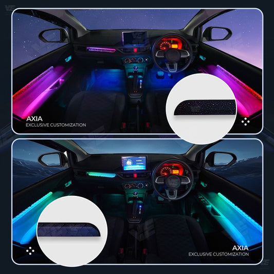 VE Perodua Axia 2023-2025 OEM Ambient Light (2 Design)