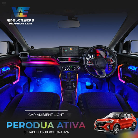 VE Perodua Ativa OEM Ambient Light (2 Design)