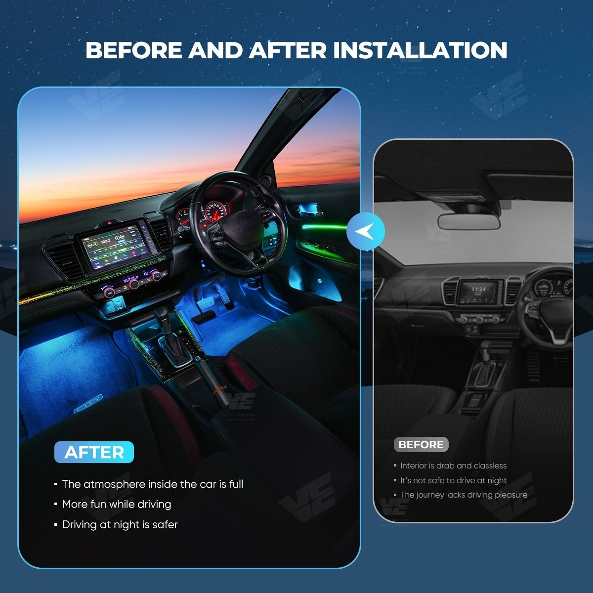 VE Honda City GN2 2020-2025 OEM Ambient Light