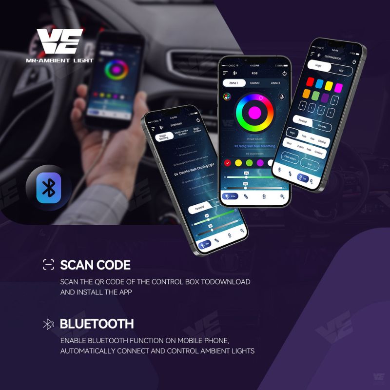 VE Perodua Ativa OEM Ambient Light (2 Design)