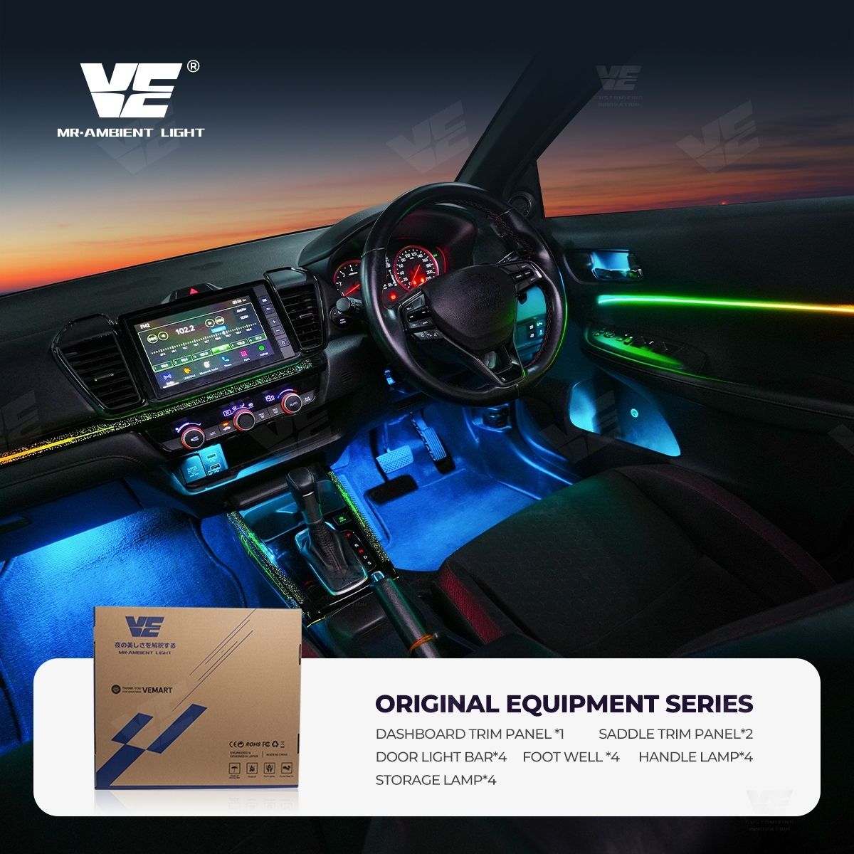 VE Honda City GN2 2020-2025 OEM Ambient Light