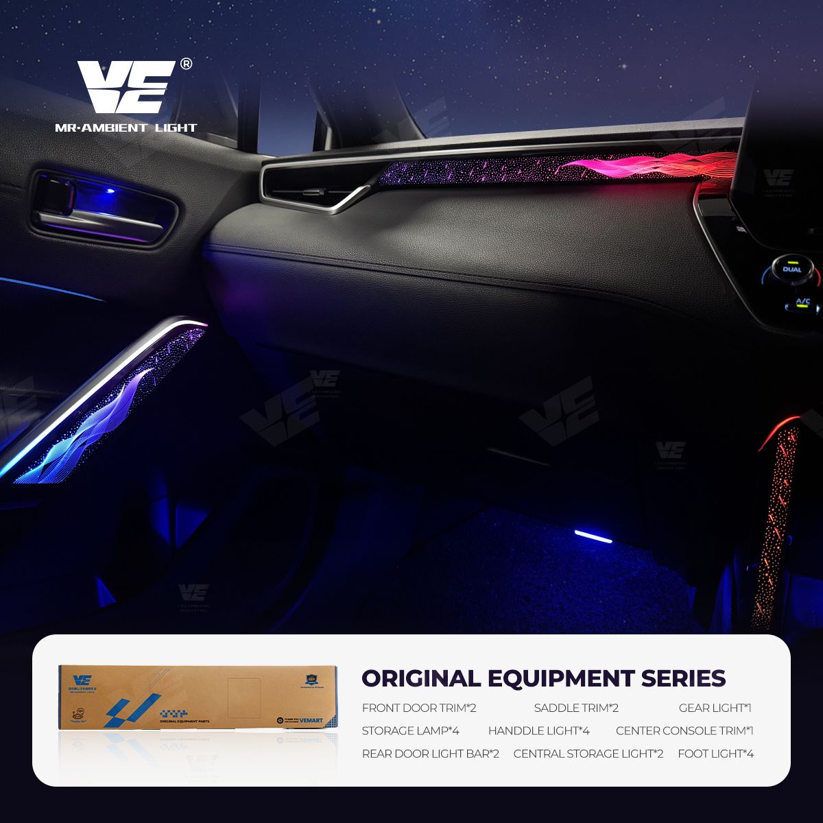 VE Toyota Corolla Cross 2021-2025 OEM Ambient Light