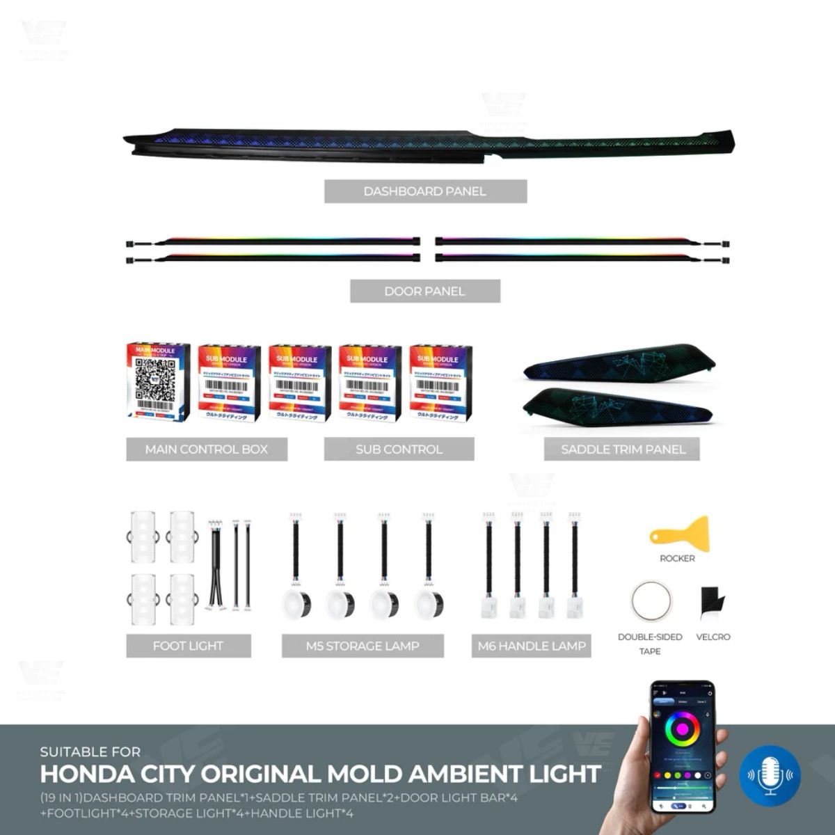 VE Honda City GN2 2020-2025 OEM Ambient Light
